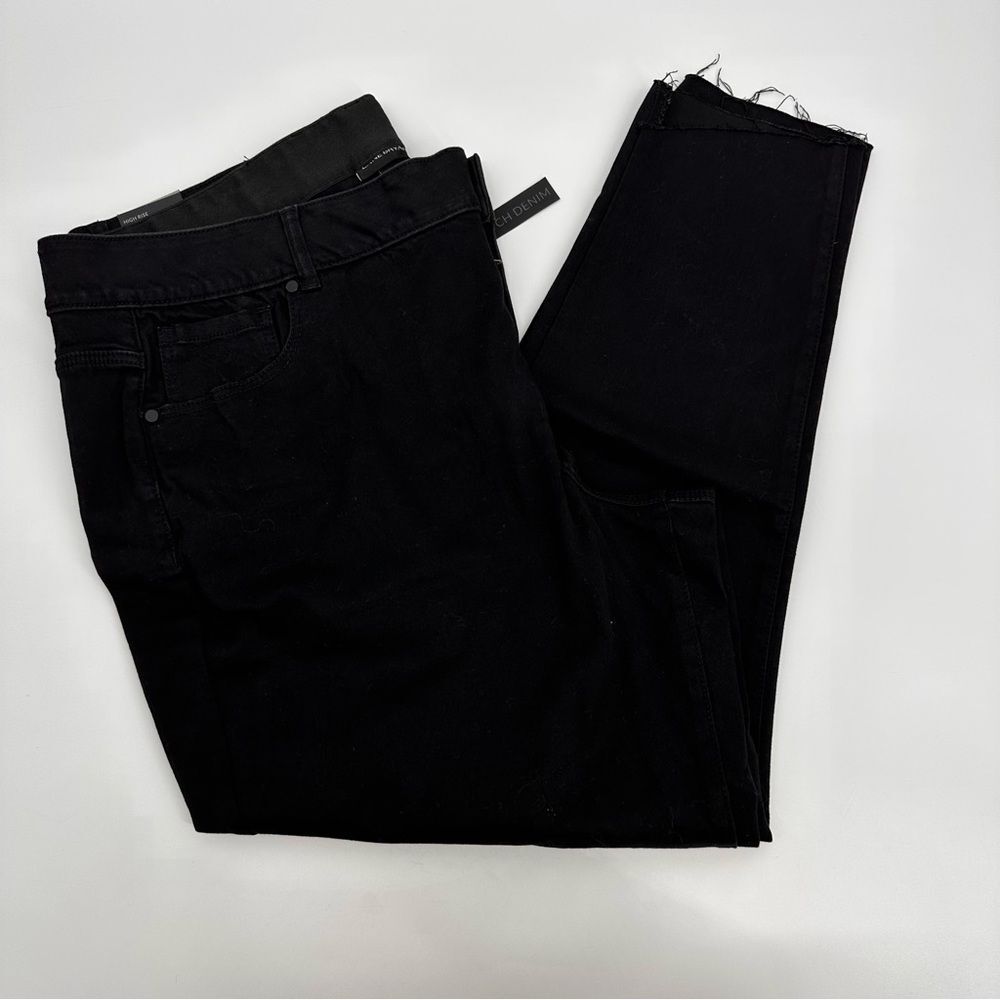 Lane Bryant Black High Rise Super Stretch Skinny Jeans Size Plus 28